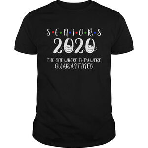 Seniors 2020 The One Where They Were Quarantined Shirt 1